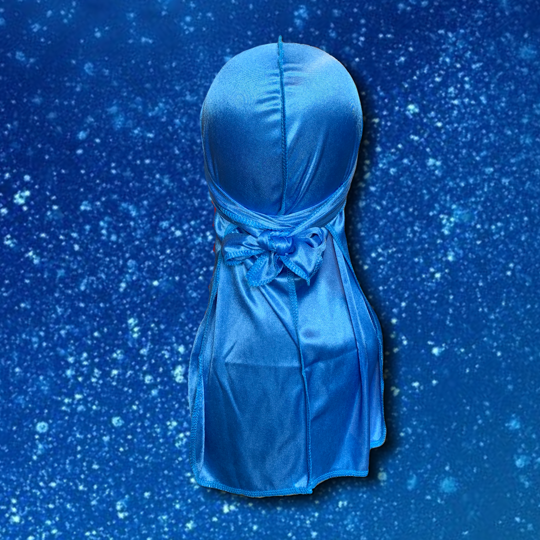 DUtheRAGthing "Sky Blue" Solid Silky Durags