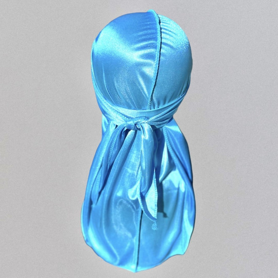 DUtheRAGthing "Baby Blue" Solid Silky Durags