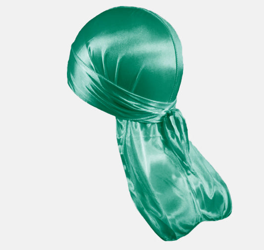 DUtheRAGthing "Green" Solid Silky Durags